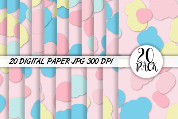 Download Digital Paper Pastel Color Background - Background Collection