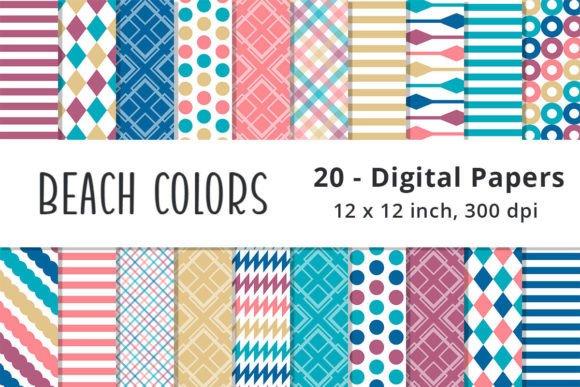 Download Beach Color Background Design Paper Pack - Background Collection