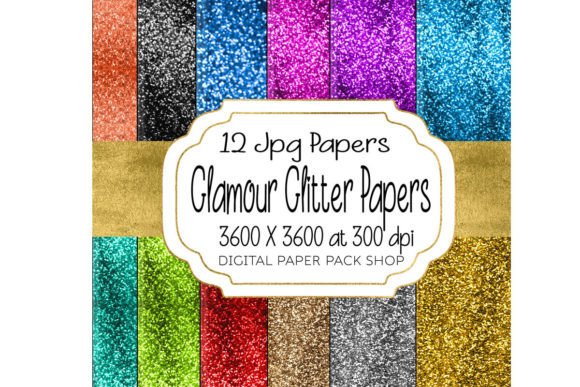 Download Glamour Glitter Background Papers - Background Collection