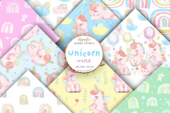 Download Unicorn Rainbow Patterns - Rainbow patterns Collection