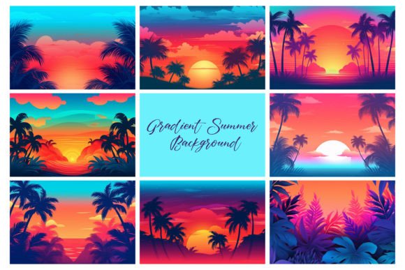 Download Gradient Summer Background - Background Collection