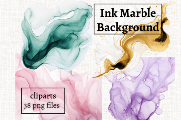 Download Ink Marble Colorful Backgrounds - Background Collection