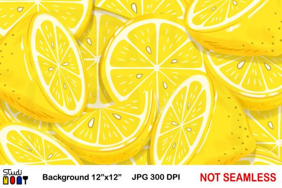 Download Summer Lemon Background Paper Pattern - Background Collection