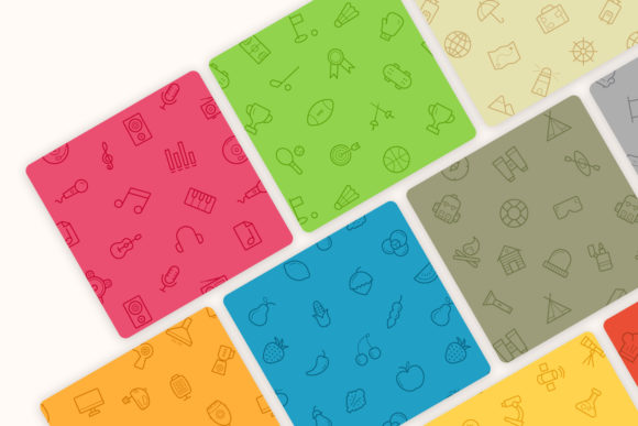 Download Seamless Icon Patterns &amp; Backgrounds - Background Collection