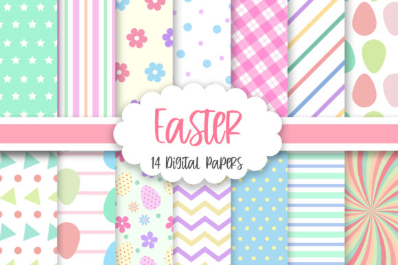 Download Easter Digital Papers, Pastel Background - Background Collection