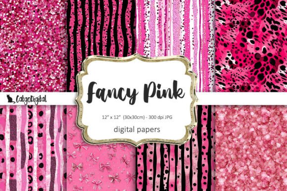 Download Fancy Pink Digital Background Papers - Background Collection