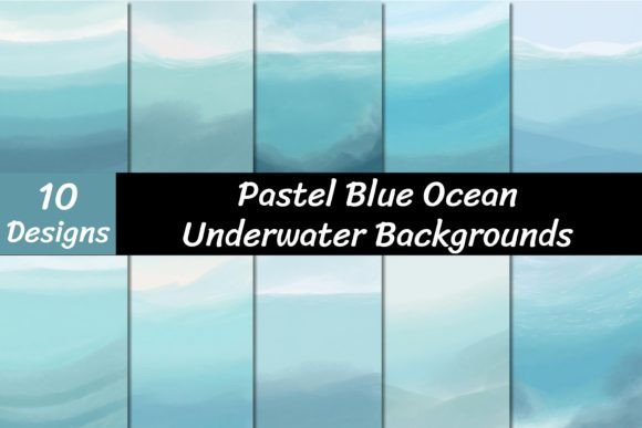 Download Pastel Blue Ocean Underwater Backgrounds - Background Collection