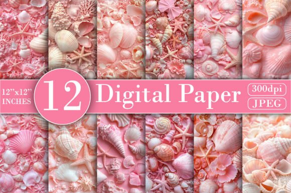 Download Mermaid Mosaic Background Digital Paper - Background Collection