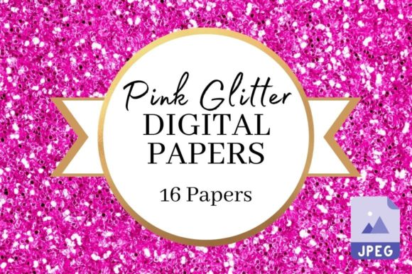 Download Pink Glitter Digital Background Paper - Background Collection