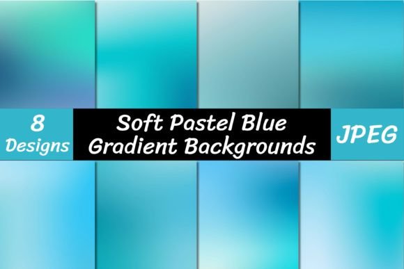 Download Soft Pastel Blue Gradient Backgrounds - Background Collection