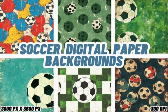 Download Soccer Digital Paper Backgrounds - Background Collection