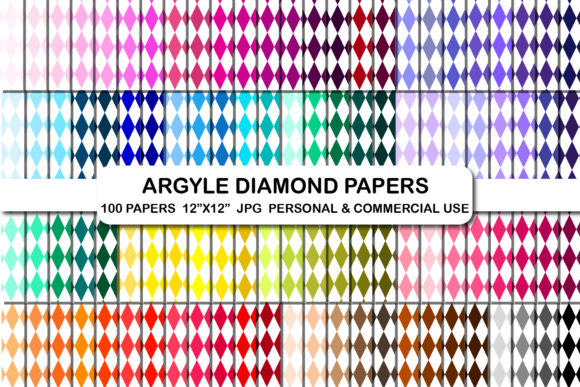 Download Argyle Diamond Digital Papers Background - Background Collection