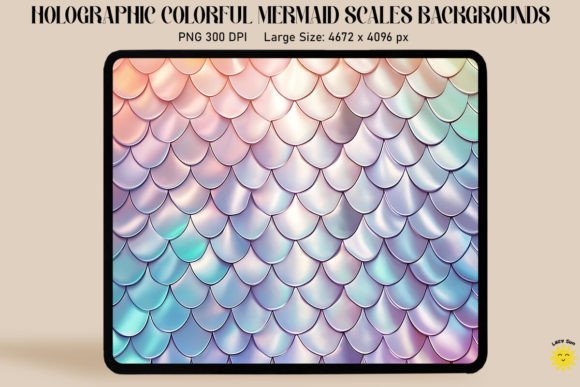 Download Holographic Mermaid Scales Background - Background Collection