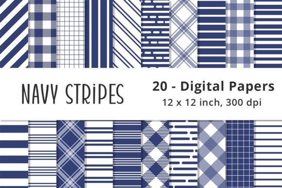 Download Navy Blue Stripes Background Patterns - Background Collection