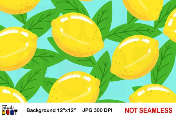 Download Summer Lemon Background Paper Pattern - Background Collection