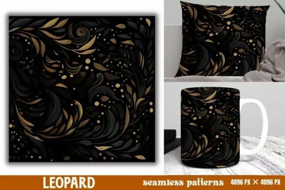 Download Leopard Print Digital Papers Background - Background Collection