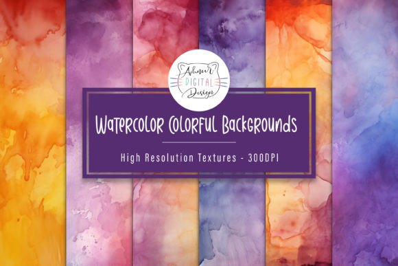 Download Watercolor Colorful Backgrounds - Background Collection