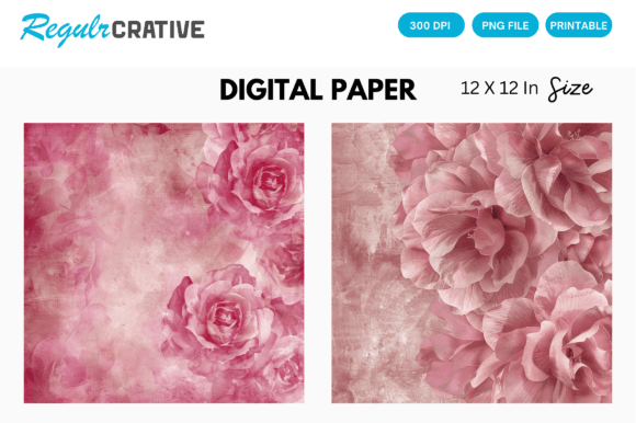 Download Dusty Rose Digital Paper Backgrounds - Background Collection