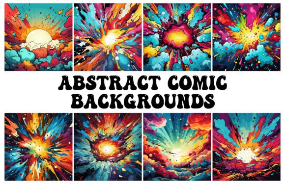 Download Abstract Comics Colorful Backgrounds - Background Collection