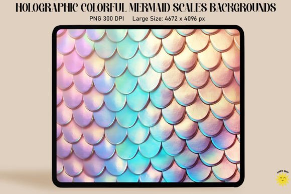 Download Holographic Mermaid Scales Background - Background Collection