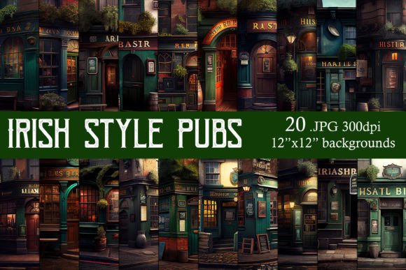 Download Irish Style Pubs 12x12 Backgrounds - Background Collection