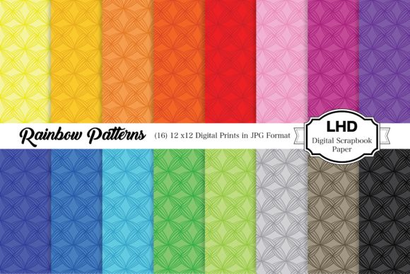 Download Rainbow Patterns Digital Backgrounds - Background Collection