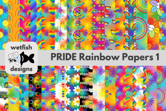 Download PRIDE Rainbow Background Printable Paper - Background Collection