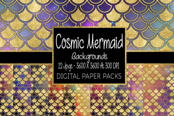 Download Cosmic Mermaid Background Papers - Background Collection