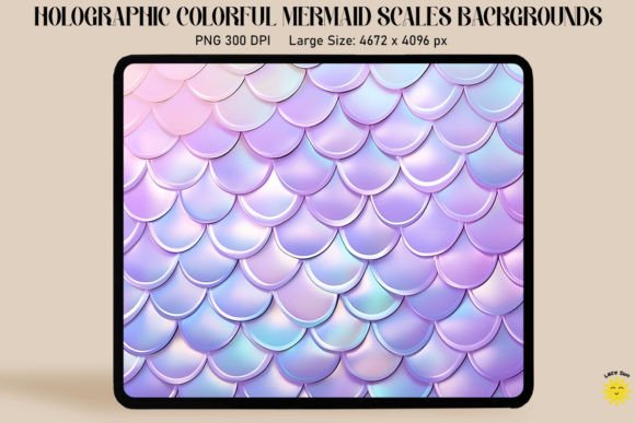Download Holographic Mermaid Scales Background - Background Collection