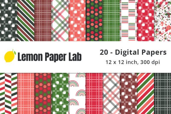 Download Christmas Geometric Digital Backgrounds - Background Collection