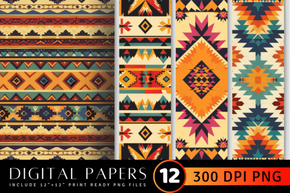 Download Aztec Fabric Digital Paper Backgrounds - Background Collection
