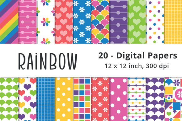 Download Rainbow Color Background Printable Paper - Background Collection
