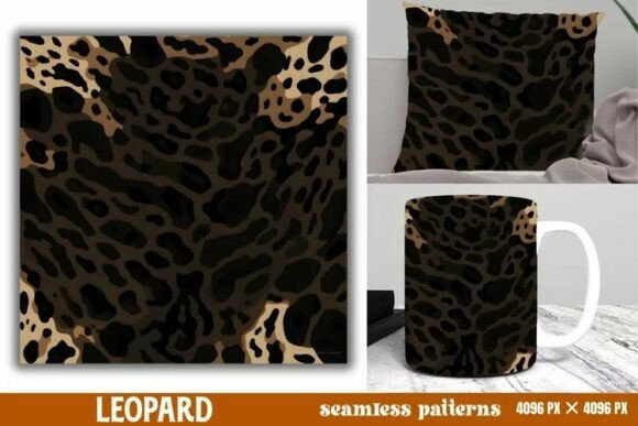 Download Leopard Print Digital Papers Background - Background Collection