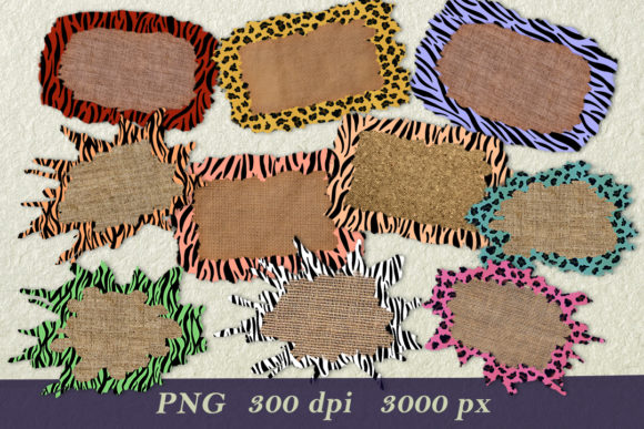 Download Torn Backgrounds with Animal Prints - Background Collection
