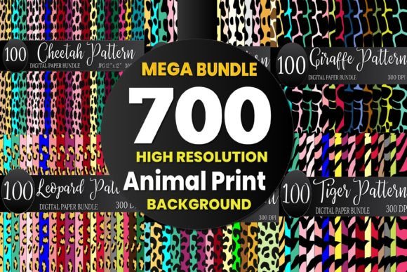 Download 700 Mega Bundle Animal Print Background - Background Collection