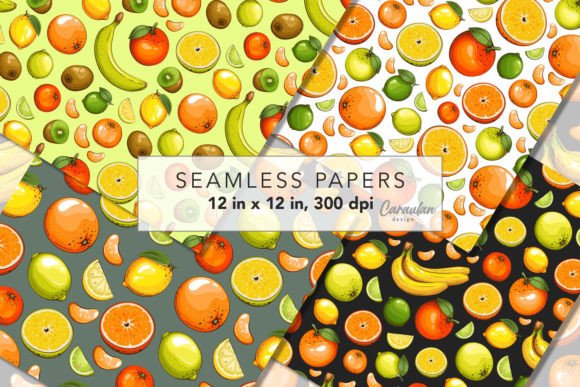 Download Fruits Seamless Background - Background Collection
