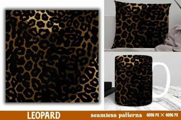 Download Leopard Print Digital Papers Background - Background Collection