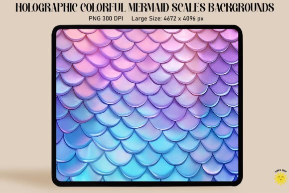 Download Holographic Mermaid Scales Background - Background Collection