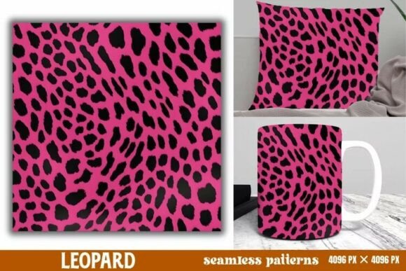 Download Leopard Print Digital Papers Background - Background Collection