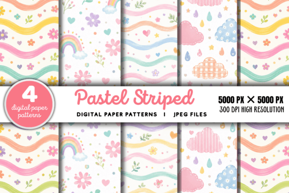 Download Pastel Striped Background 8 - Background Collection
